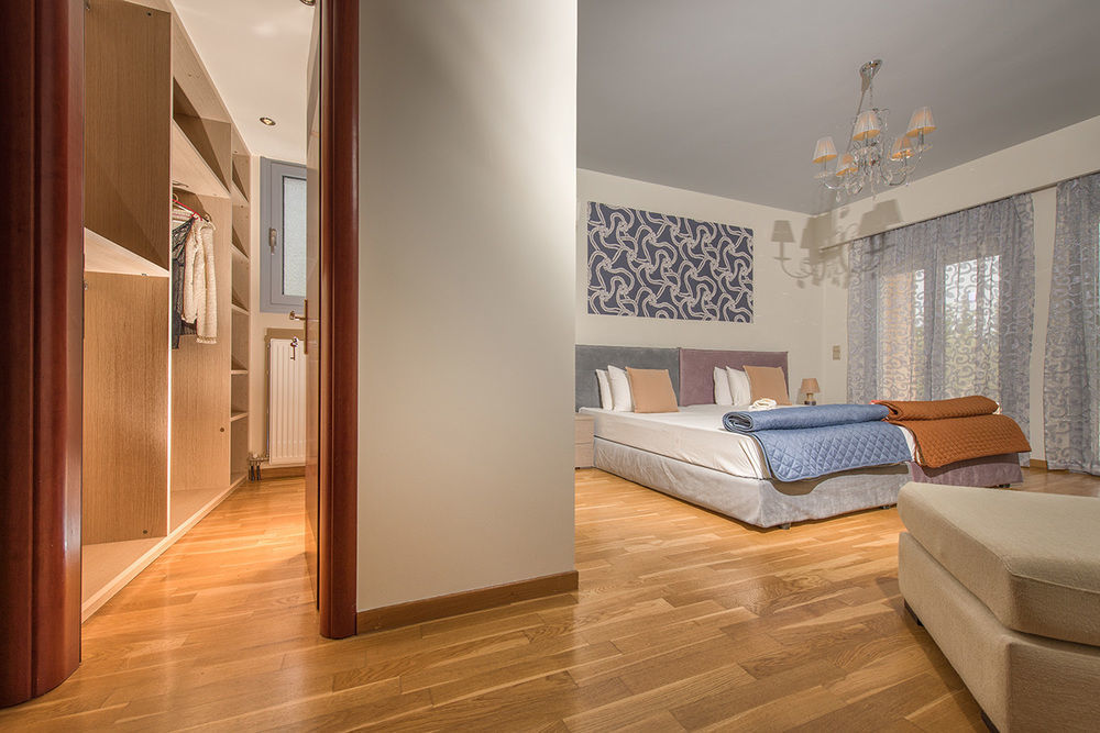 Astarte Villas - Istar Villa With Tennis Court Makhairádhon Exterior foto